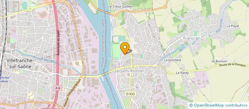 localisation de l'entreprise MADAME FANNY COULON  JASSANS-RIOTTIER