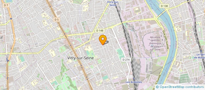 localisation de l'entreprise MADAME FANNY COURTOIS DE VICOSE  VITRY-SUR-SEINE
