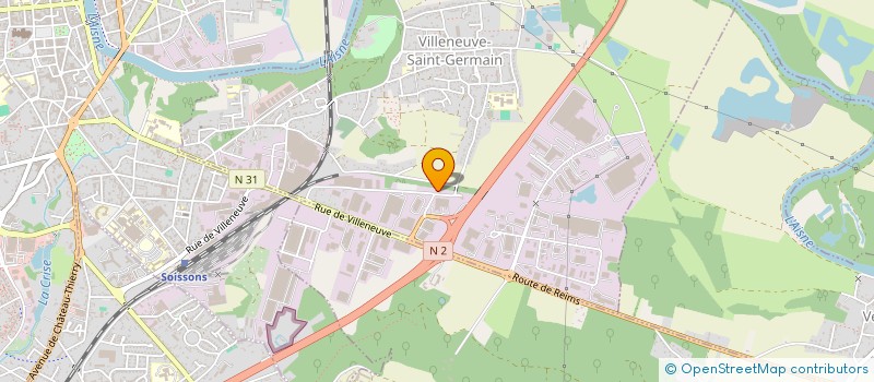 localisation de l'entreprise MADAME FANNY COUSIN  VILLENEUVE-SAINT-GERMAIN