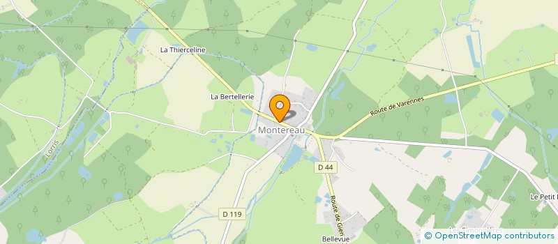 localisation de l'entreprise MADAME FANNY CRIBELLIER à MONTEREAU