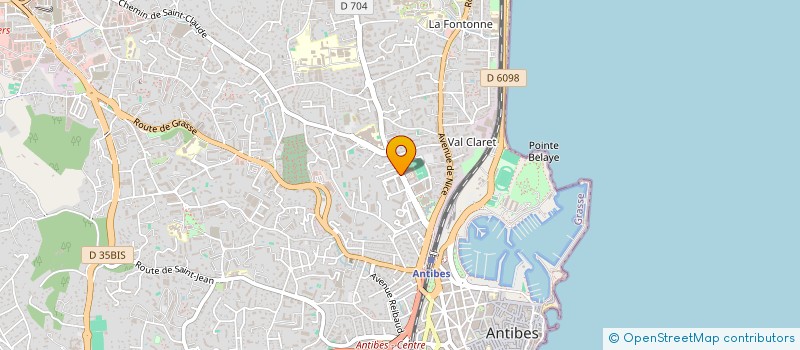 localisation de l'entreprise MADAME FANNY D'AMBROSIO à ANTIBES