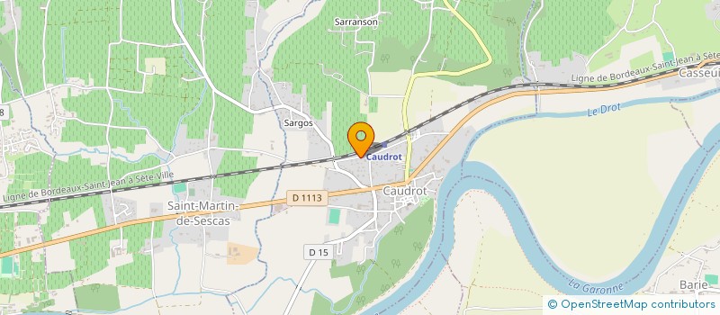 localisation de l'entreprise MADAME FANNY DA SILVA  CAUDROT