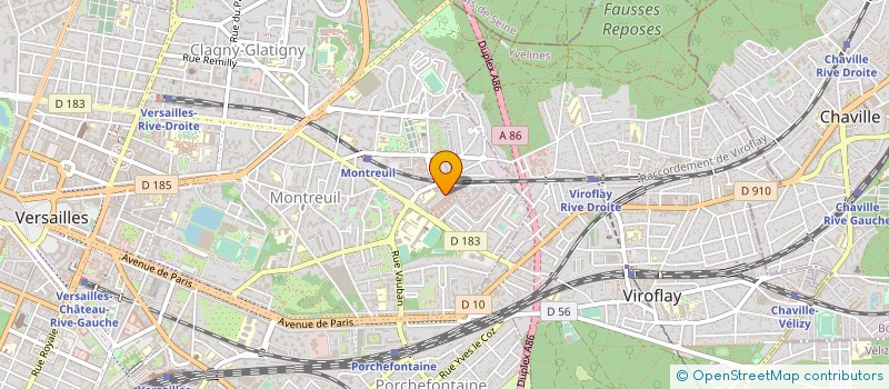 localisation de l'entreprise MADAME FANNY DANSET à VERSAILLES