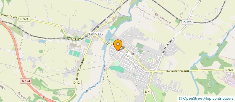 localisation de l'entreprise MADAME FANNY DAROLLES  GIMONT