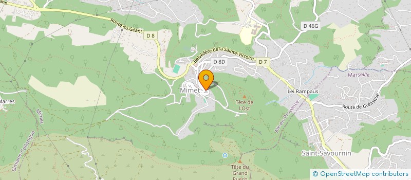 localisation de l'entreprise MADAME FANNY DAUMAS  MIMET