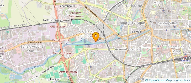 localisation de l'entreprise MADAME FANNY DAVID  CROZON