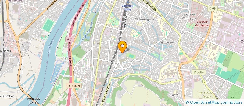 localisation de l'entreprise MADAME FANNY DE CLERMONT  VALENCE