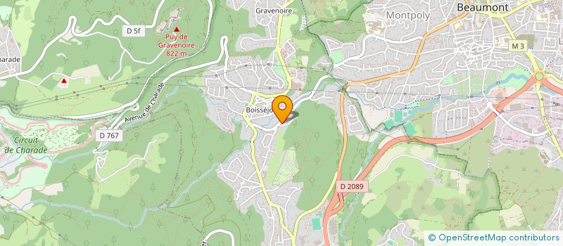 localisation de l'entreprise MADAME FANNY DE FRANCESCO  CEYRAT