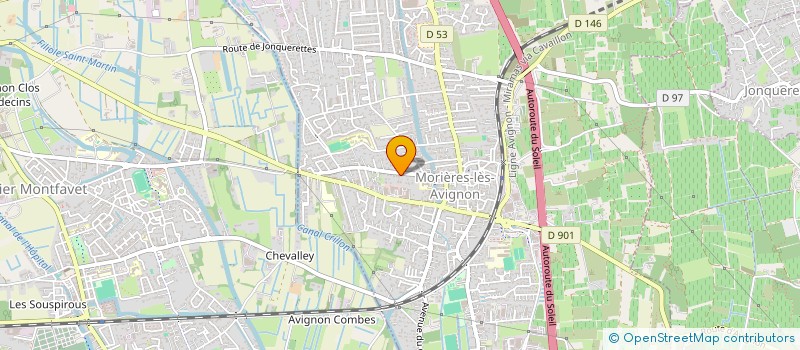 localisation de l'entreprise MADAME FANNY DE MACEDO  MORIERES-LES-AVIGNON