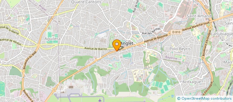 localisation de l'entreprise MADAME FANNY DEBERGHES  BAYONNE