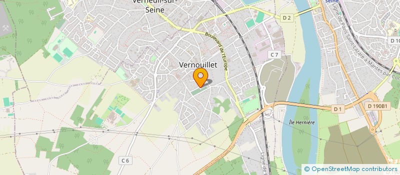 localisation de l'entreprise MADAME FANNY DEBIESSE à VERNOUILLET