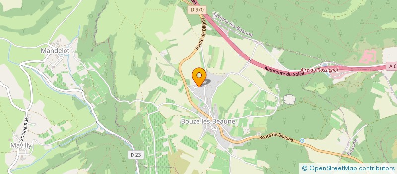 localisation de l'entreprise MADAME FANNY DECHAUX à BEAUNE