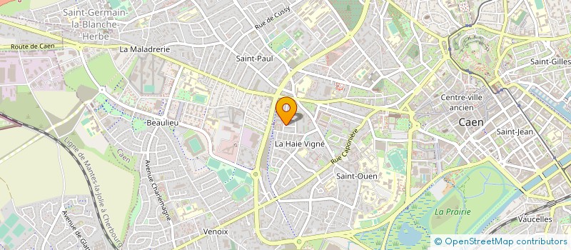 localisation de l'entreprise MADAME FANNY DEHONT à CAEN