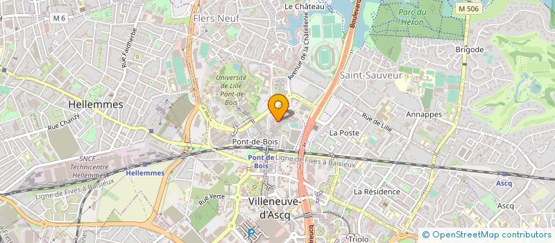 localisation de l'entreprise MADAME FANNY DELBEKE à VILLENEUVE-D'ASCQ