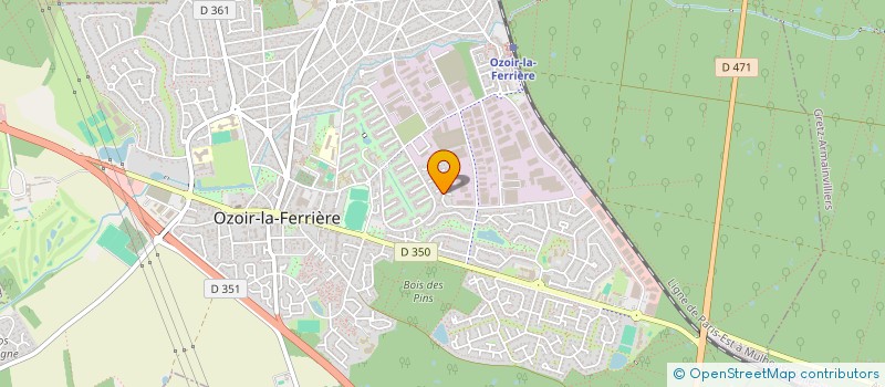 localisation de l'entreprise MADAME FANNY DELEBECQUE  OZOIR-LA-FERRIERE