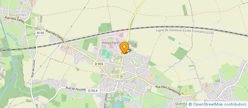 localisation de l'entreprise MADAME FANNY DELECLUSE  TEMPLEUVE-EN-PEVELE