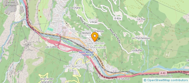 localisation de l'entreprise MADAME FANNY DELEGLISE  VALMEINIER