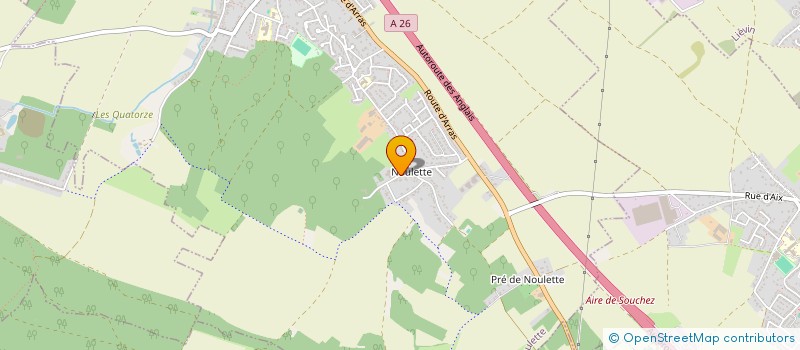 localisation de l'entreprise MADAME FANNY DELENGAIGNE  AIX-NOULETTE