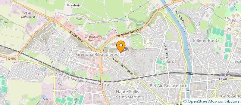 localisation de l'entreprise MADAME FANNY DELESALLE à LAVAL