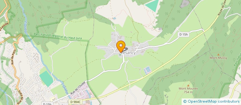 localisation de l'entreprise MADAME FANNY DELLENBACH à VESANCY
