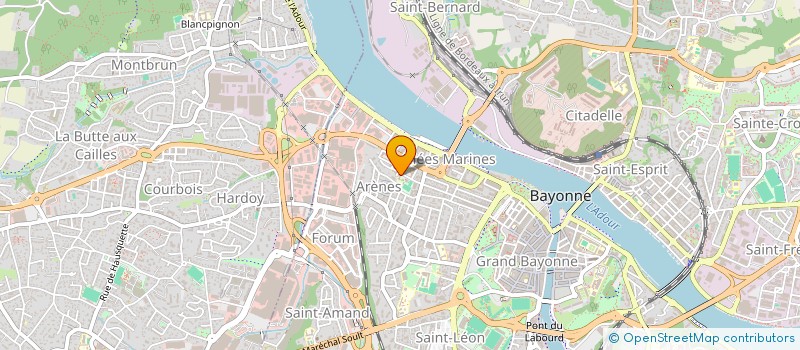 localisation de l'entreprise MADAME FANNY DELMOTTE à BAYONNE