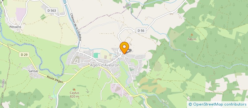 localisation de l'entreprise MADAME FANNY DELON  AGEN D'AVEYRON