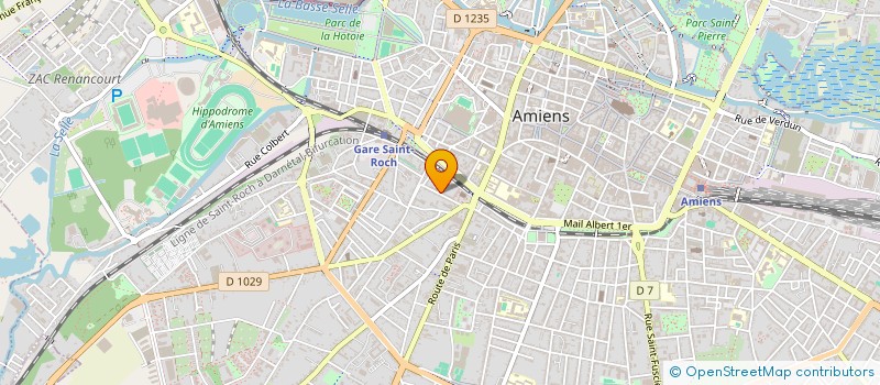 localisation de l'entreprise MADAME FANNY DELPORTE à AMIENS