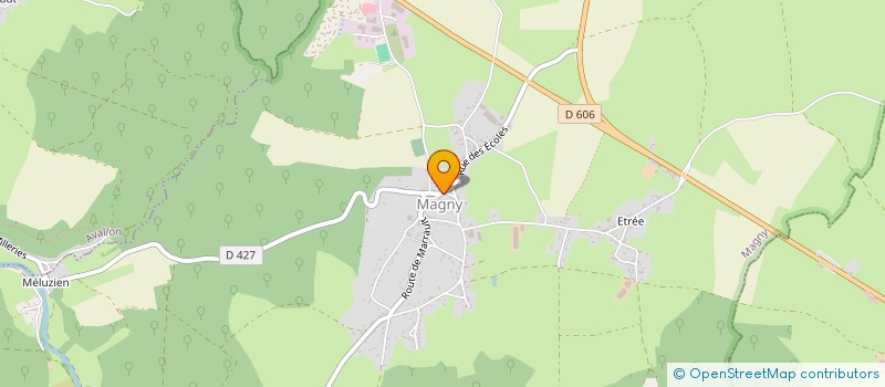 localisation de l'entreprise MADAME FANNY DEMOULIN  MAGNY