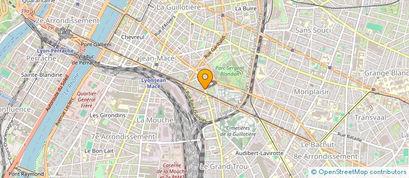 localisation de l'entreprise MADAME FANNY DENISSE à LYON