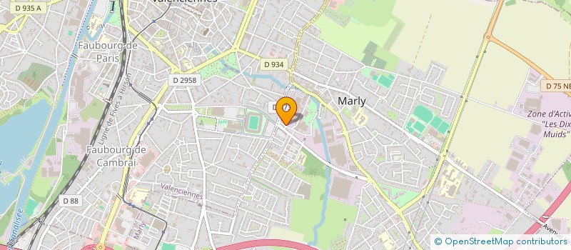 localisation de l'entreprise MADAME FANNY DEPUYDT  MARLY