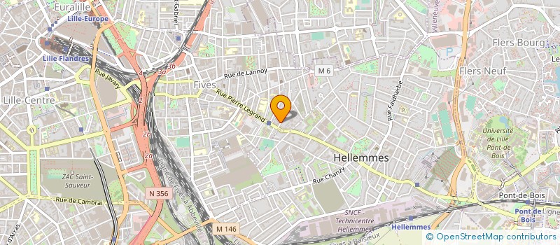 localisation de l'entreprise MADAME FANNY DERRIER à LILLE