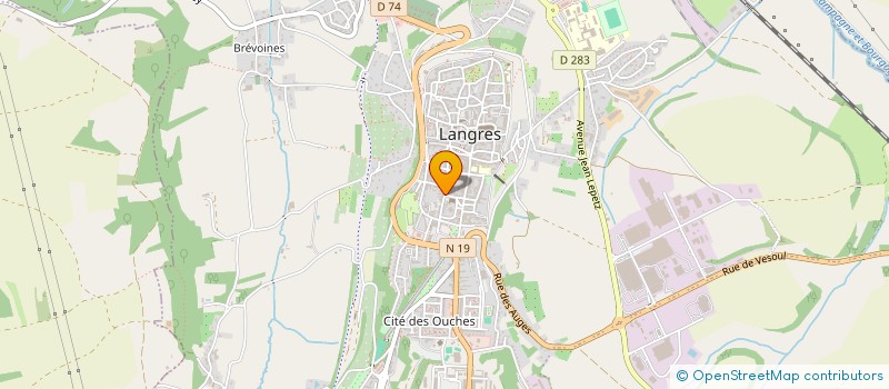 localisation de l'entreprise MADAME FANNY DESCAMPS à LANGRES