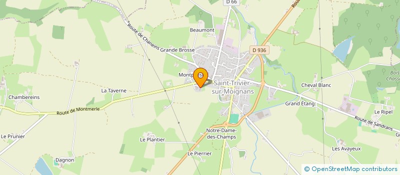 localisation de l'entreprise MADAME FANNY DESCOLLONGES  SAINT-TRIVIER-SUR-MOIGNANS