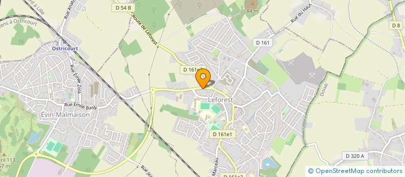 localisation de l'entreprise MADAME FANNY DESMET  LEFOREST