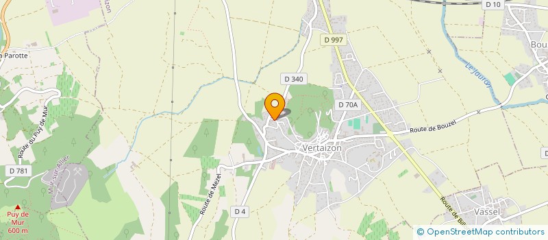 localisation de l'entreprise MADAME FANNY DI LEONARDO  VERTAIZON