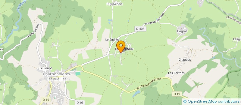 localisation de l'entreprise MADAME FANNY DIAZ à CHARBONNIERES-LES-VIEILLES