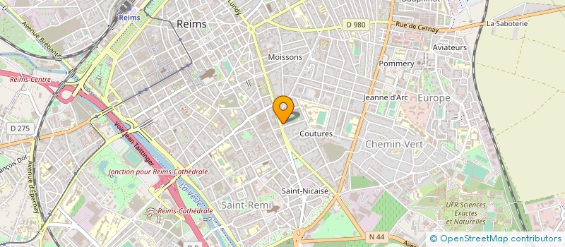 localisation de l'entreprise MADAME FANNY DIRRIERE  REIMS