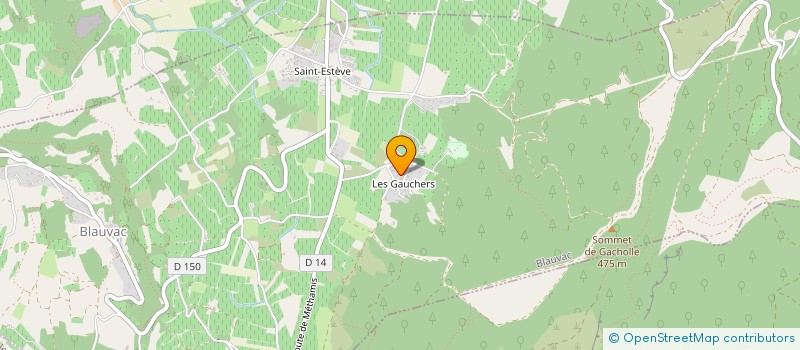 localisation de l'entreprise MADAME FANNY DOLZ  BLAUVAC