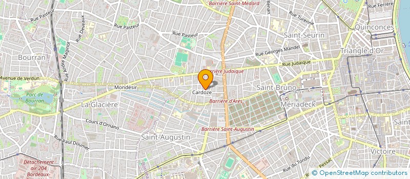 localisation de l'entreprise MADAME FANNY DOMERC  BORDEAUX