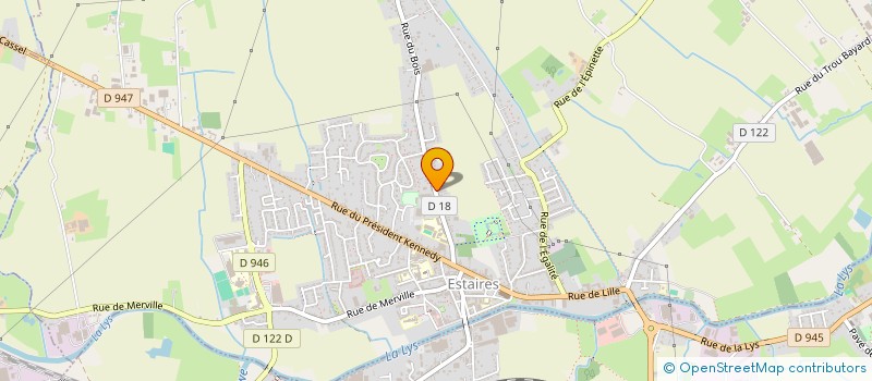 localisation de l'entreprise MADAME FANNY DOOLAEGHE  ESTAIRES