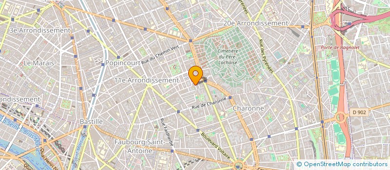 localisation de l'entreprise MADAME FANNY DORELLI  PARIS