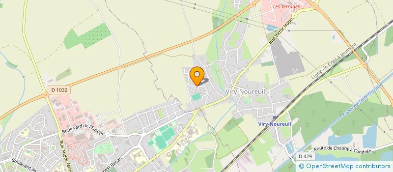 localisation de l'entreprise MADAME FANNY DOUCET  VIRY-NOUREUIL