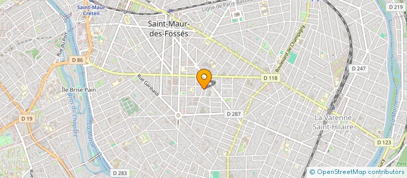 localisation de l'entreprise MADAME FANNY DOUGUET à SAINT-MAUR-DES-FOSSES