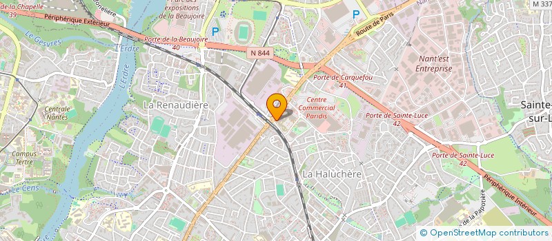 localisation de l'entreprise MADAME FANNY DRION à NANTES