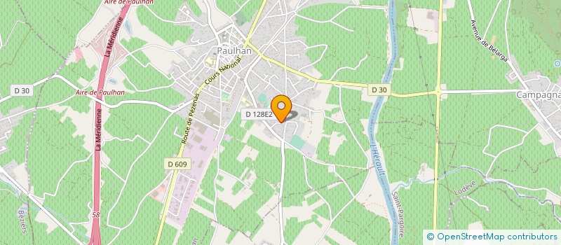 localisation de l'entreprise MADAME FANNY DROOLANS  PAULHAN