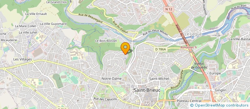 localisation de l'entreprise MADAME FANNY DUBREIL à SAINT-BRIEUC