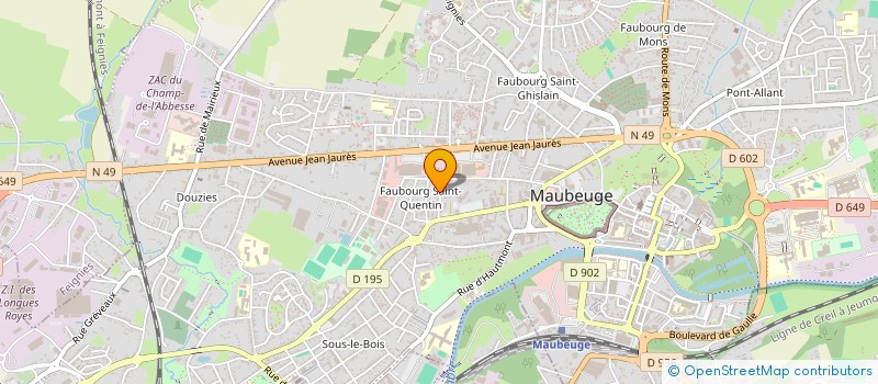 localisation de l'entreprise MADAME FANNY DUCASTELLE  AVESNES-SUR-HELPE