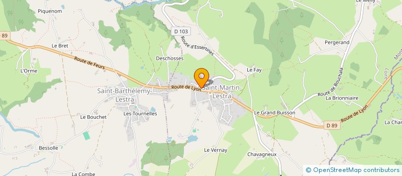 localisation de l'entreprise MADAME FANNY DUCROIX  SAINT-MARTIN-LESTRA