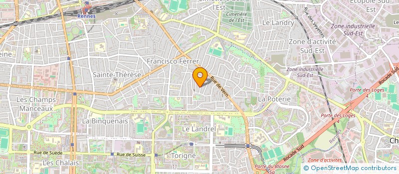 localisation de l'entreprise MADAME FANNY DUDOUET  RENNES