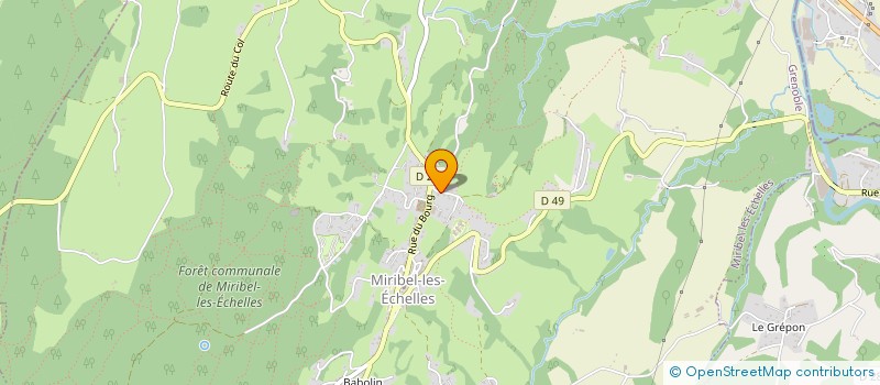 localisation de l'entreprise MADAME FANNY DUFOUR  MIRIBEL-LES-ECHELLES